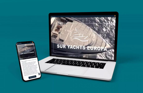 Sur Yachts Europa - Ma-no, Creación de portales web y e-commerce Mallorca