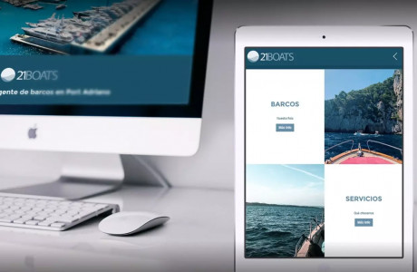 21 boats - Ma-no, Creación de portales web en Mallorca