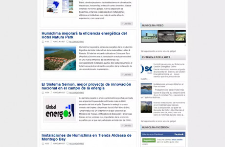 Humiclima - Ma-no, Creación de portales web en Mallorca