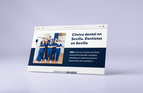 IBRC Dentistas - Ma-no, Web Portal Creation and e-commerce Mallorca