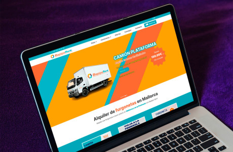 BapipoRent - Ma-no, Creación de portales web en Mallorca