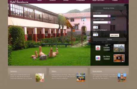 hotel residencia el rosal - Ma-no, Creación de portales web en Mallorca