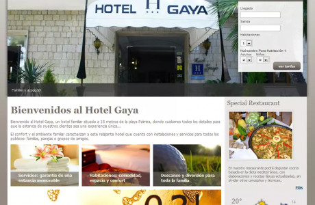 hotel gaya - Ma-no, Agencia de Diseño Web en Mallorca, Baleares