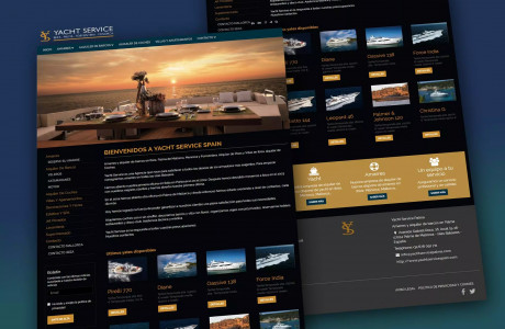 Yacht Service Spain - Ma-no, agenzia di web design a Maiorca, Isole Baleari